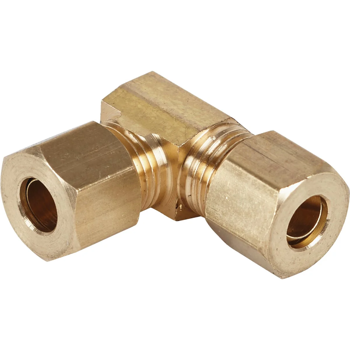 Quality Do it 1 4 In. 90 Deg. 2-Way Low Lead Compression Brass Elbow 1 4 Bend Elegant