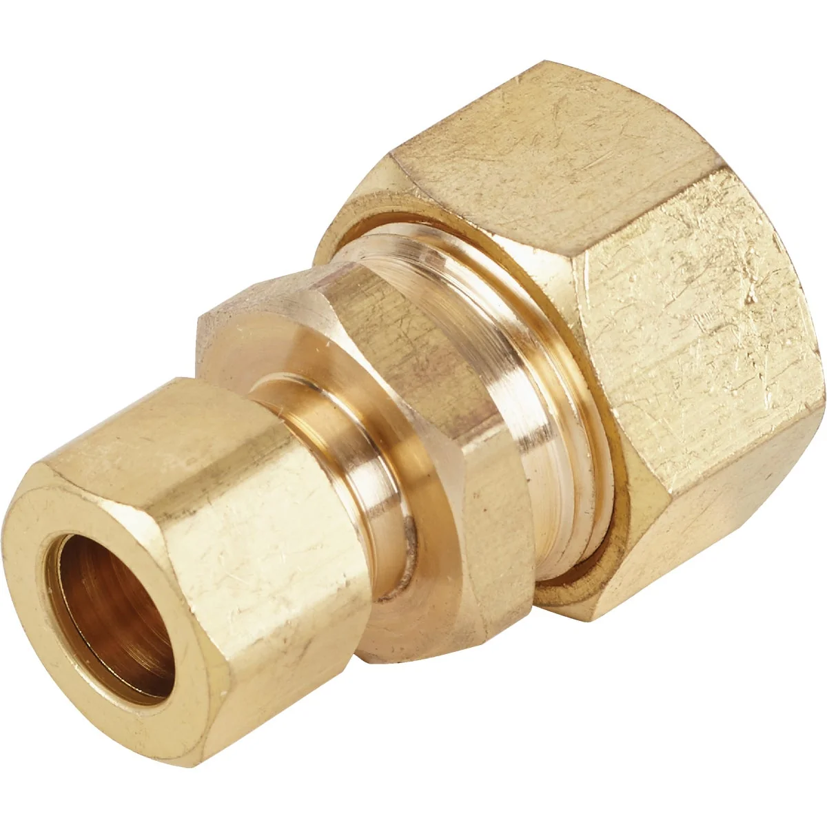 Lightweight Do it 5 8 In. OD x 3 8 In. OD Brass Compression Reducing Union Relaxed