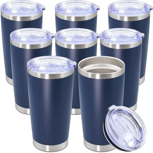 Genuine 20oz Tumbler Stainless Steel Tumbler Coffee Tumbler with Lid Navy Official