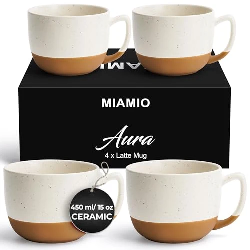 Superior Coffee Mugs Set of 4 Classic
