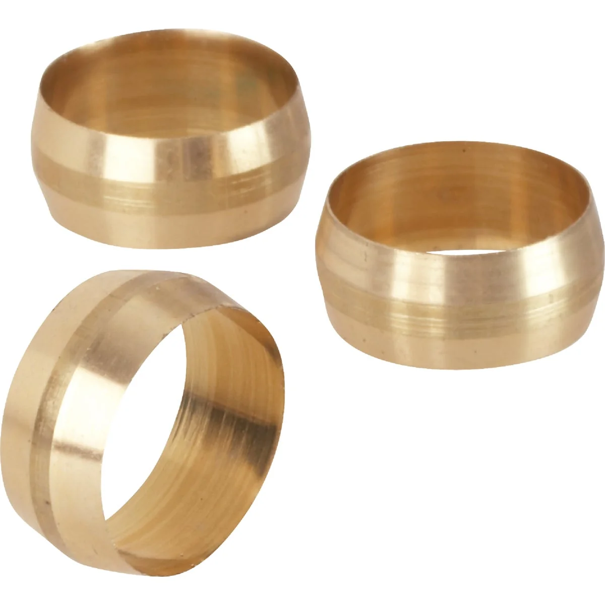 Excellent Do it 5 8 In. Brass Compression Sleeve 3-Pack Flexible
