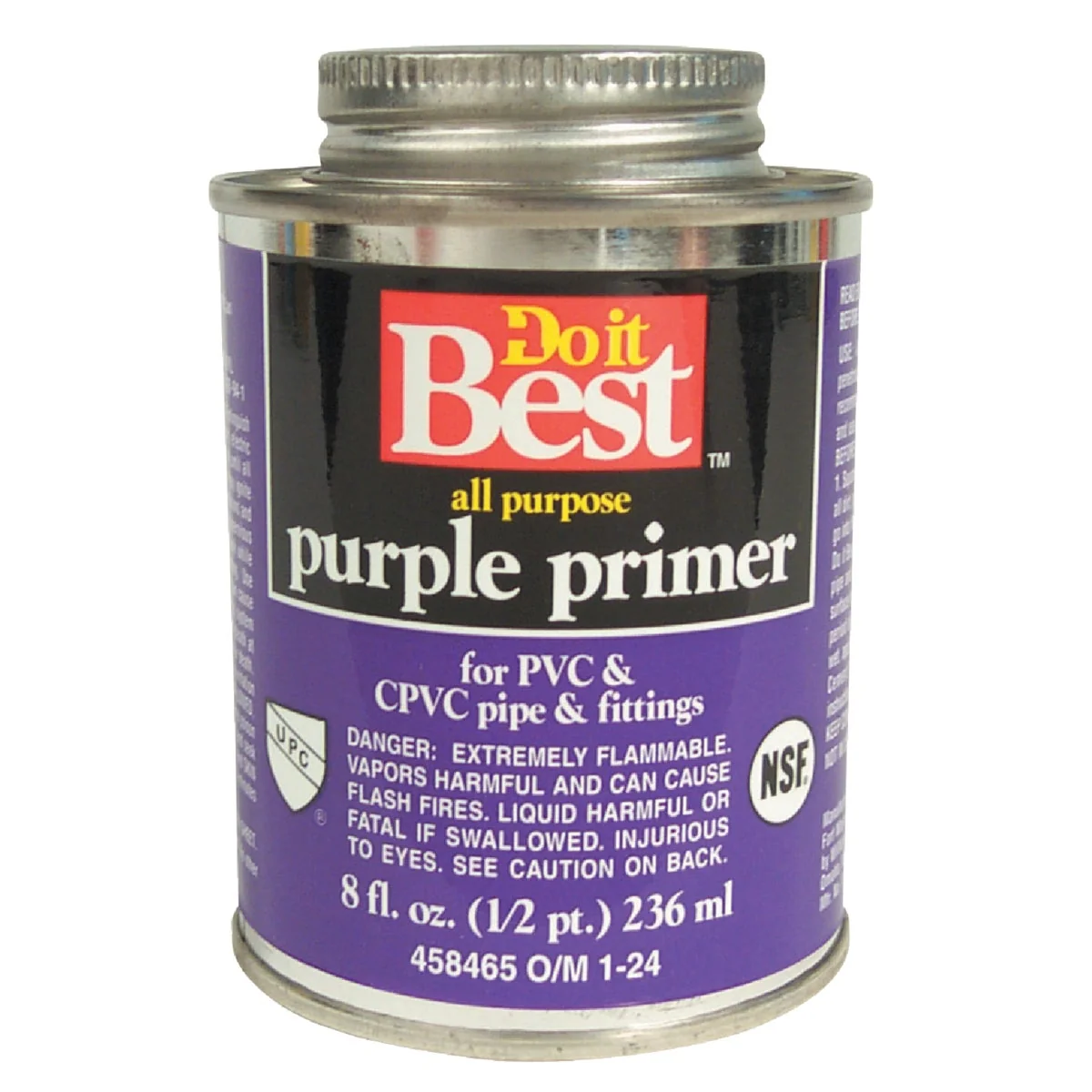 Clean Do it 8 Oz. Purple Pipe and Fitting Primer for PVC CPVC Comfortable