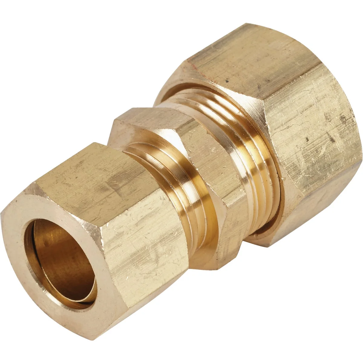 Authentic Do it 5 8 In. OD X 1 2 In. OD Brass Compression Reducing Union Fast
