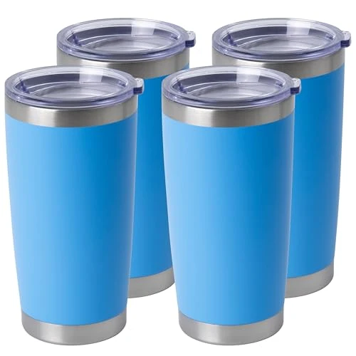 Consistent 20oz Stainless Steel Tumblers Bulk 4 Count Prestigious