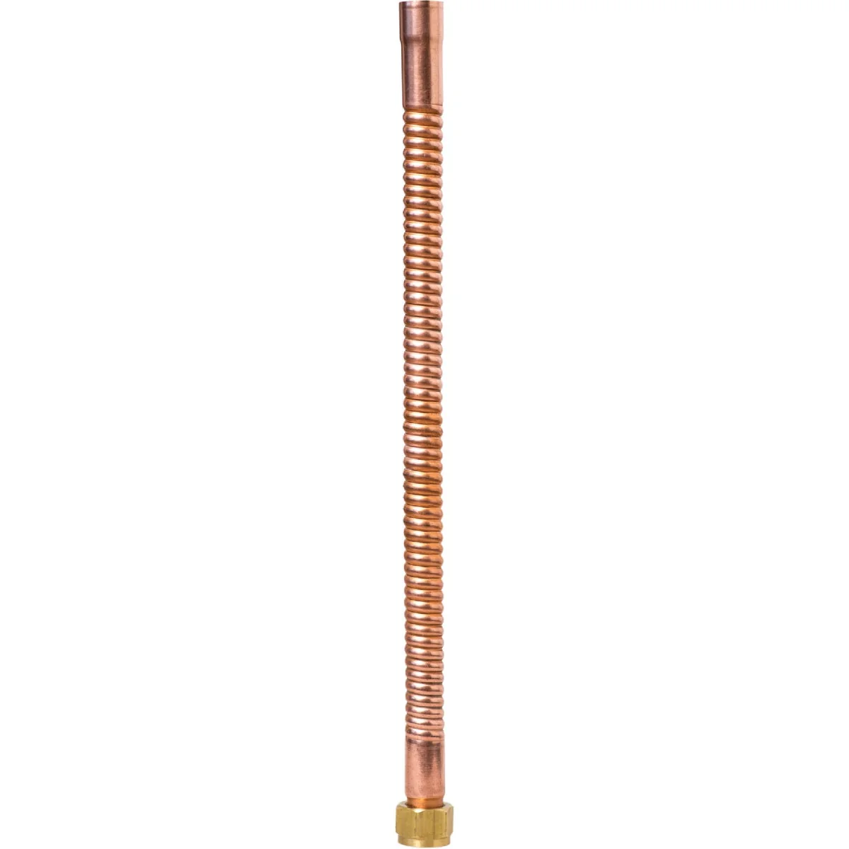 Natural Sioux Chief 3 4 In. FIP X 3 4 In. SWT X 24 In. L Flexible Copper Water Heater Connectors Consistent