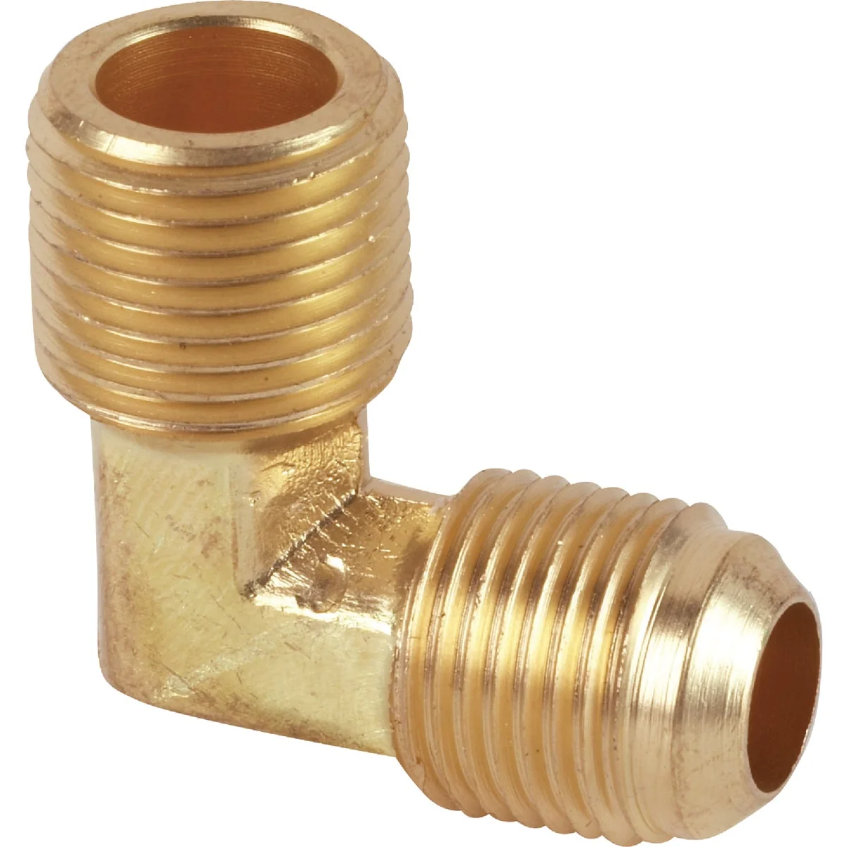 Practical Do it 3 8 In. x 3 8 In. MIP 90 Deg. Flare Brass Elbow 1 4 Bend Original Design