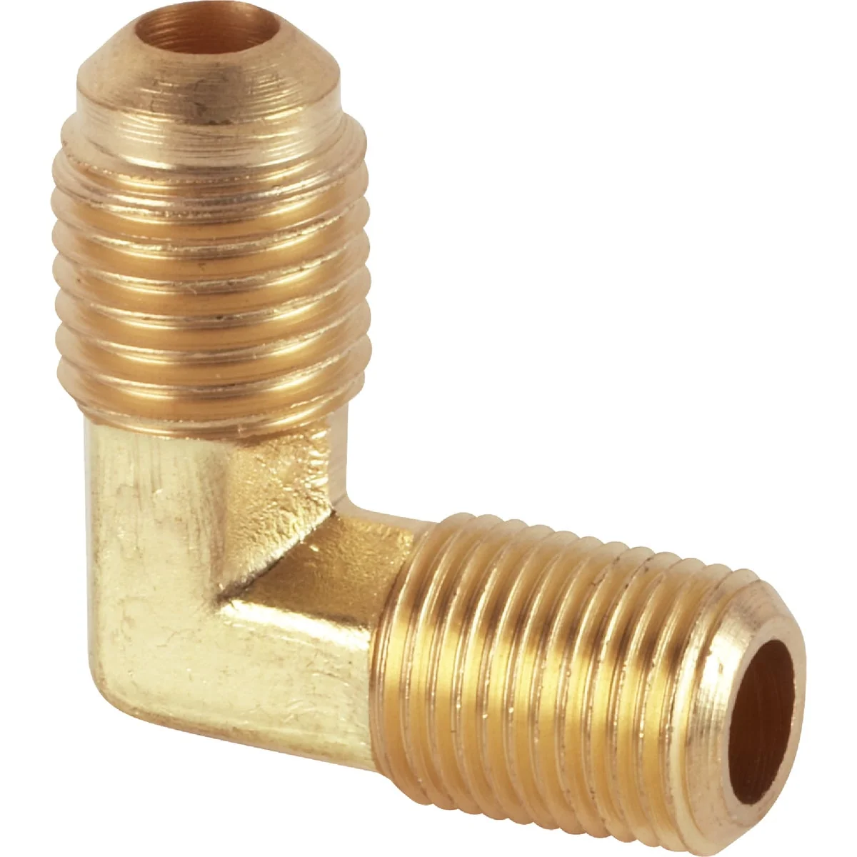 Reusable Do it 1 4 In. x 1 8 In. MIP 90 Deg. Flare Brass Elbow 1 4 Bend Traditional
