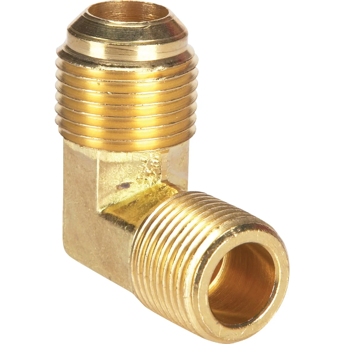 Traditional Do it 1 2 In. x 3 8 MIP 90 Deg. Flare Brass Elbow 1 4 Bend Classic