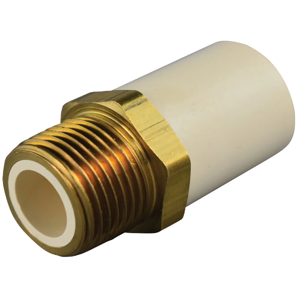 Exclusive Charlotte Pipe 1 2 In. Slip x Brass MIP CPVC Transition Adapter Authentic