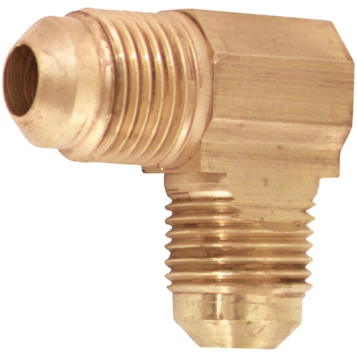 Verified Do it 1 2 In. x 1 2 In. 90 Deg. 2-Way Low Lead Flare Brass Elbow 1 4 Bend Versatile