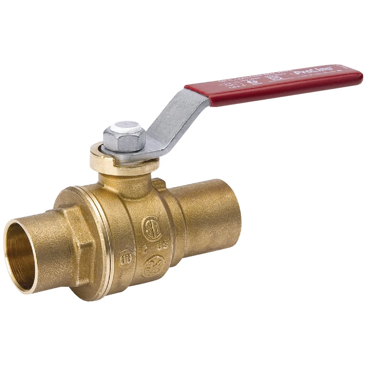 Advanced ProLine 1 In. S Forged Brass Full Port Ball Valve Optimized