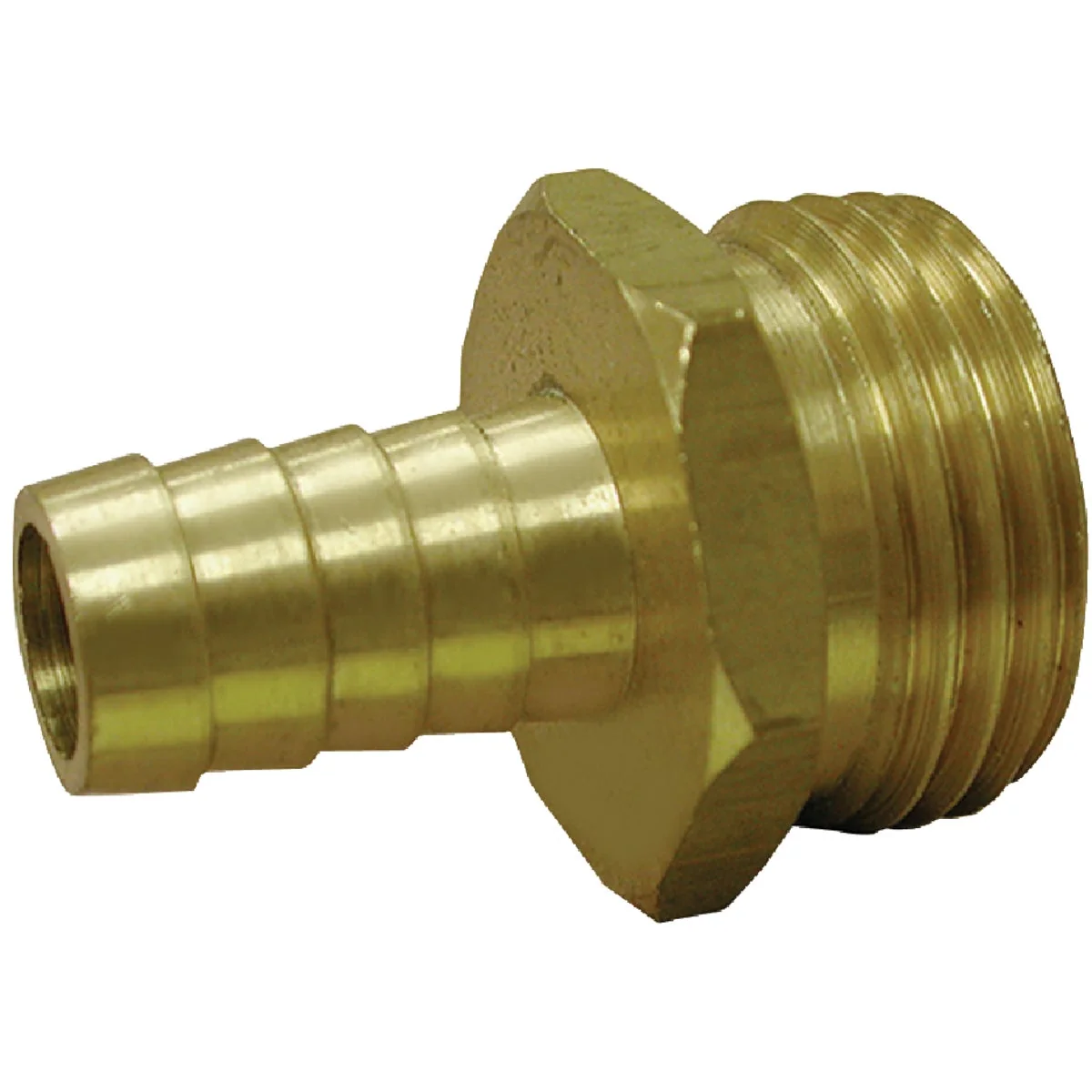 Recyclable Anderson Metals 3 4 In. Barb x 3 4 In. MHT Brass Hose Barb Smooth