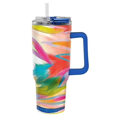 Excellent 18 8 Stainless Steel Insulated Water Tumbler with Straw Fine Crafted