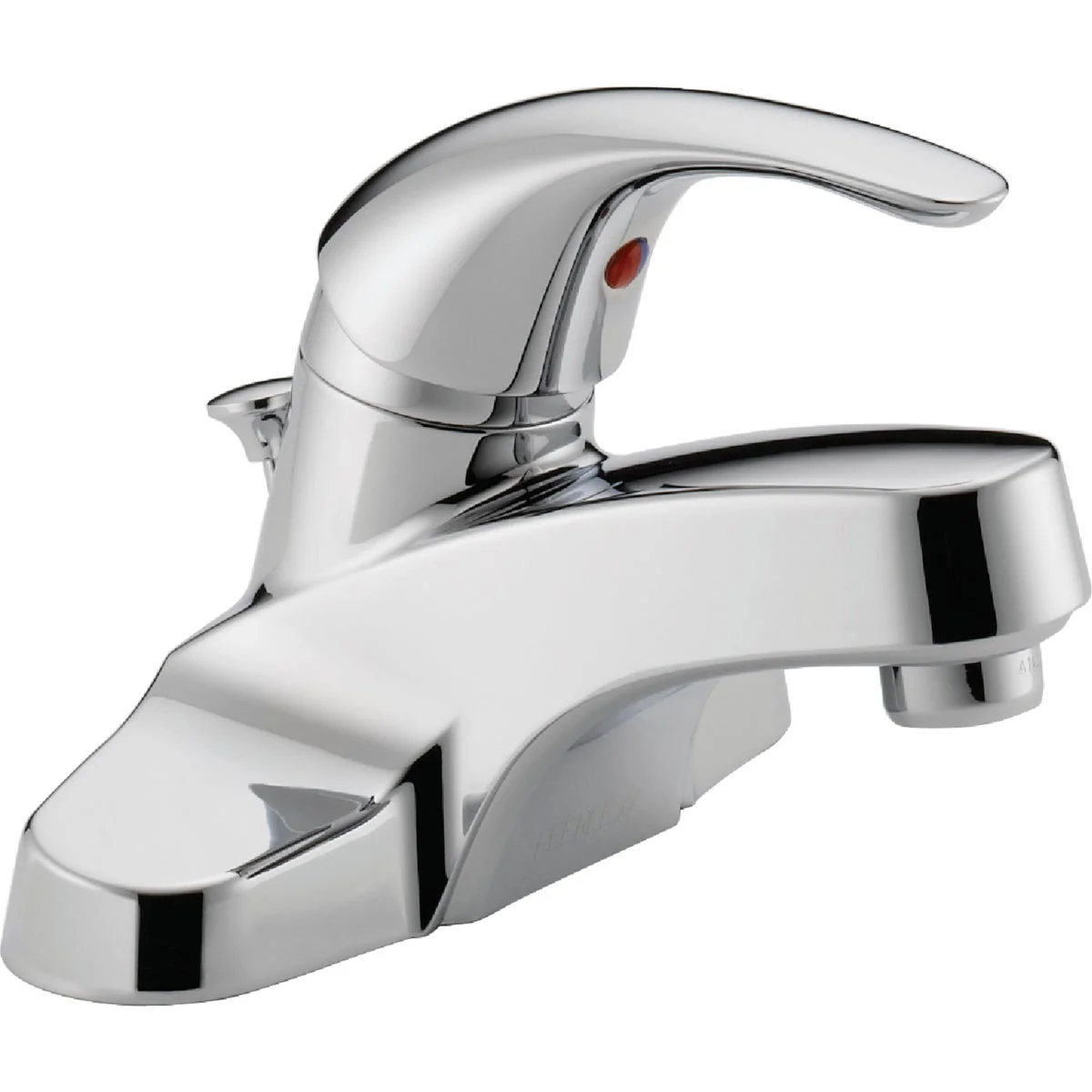 Pure Peerless Choice Chrome 1-Handle Lever 4 In. Centerset Bathroom Faucet with Pop-Up Verified