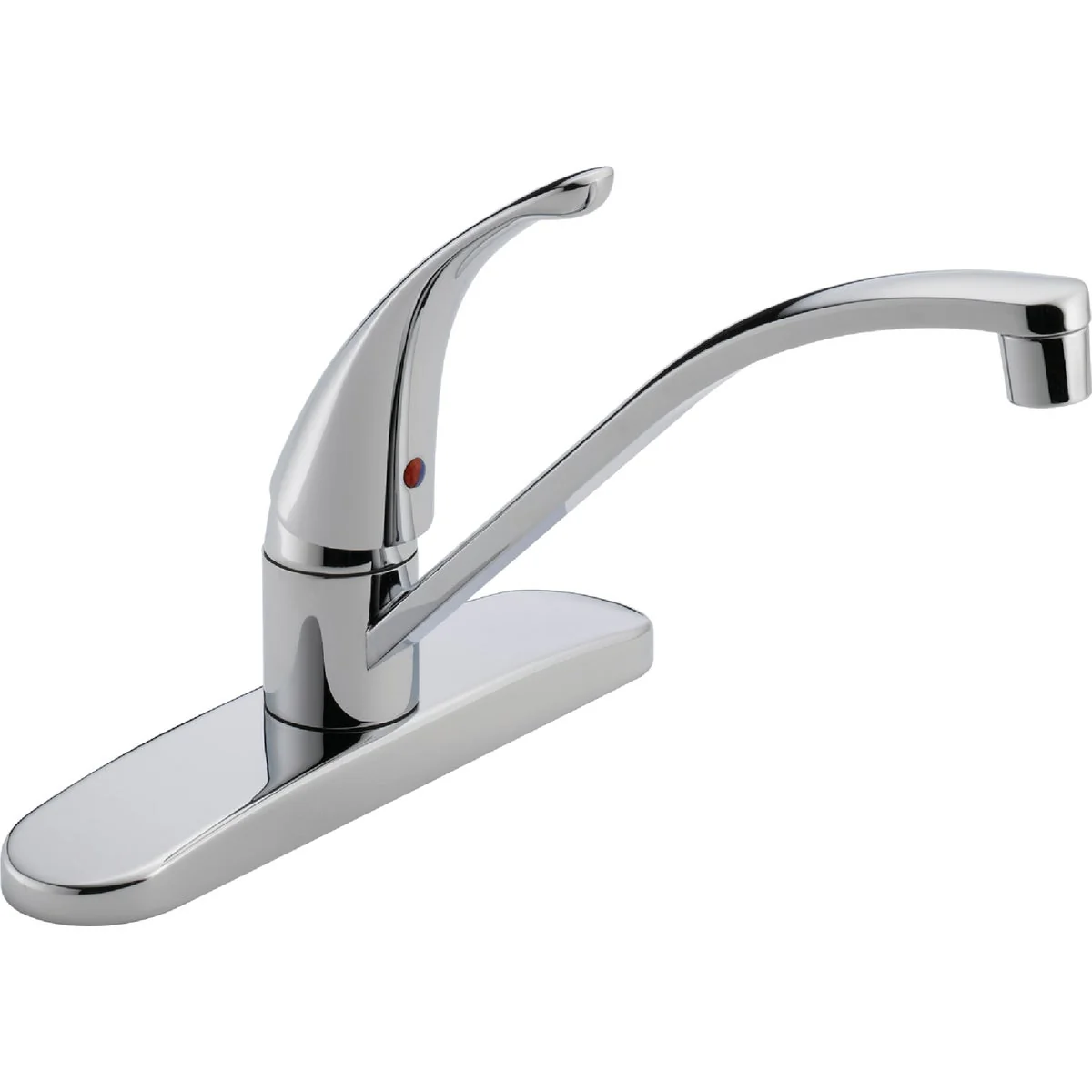 Organic Peerless Single Handle Lever Kitchen Faucet Chrome Classic