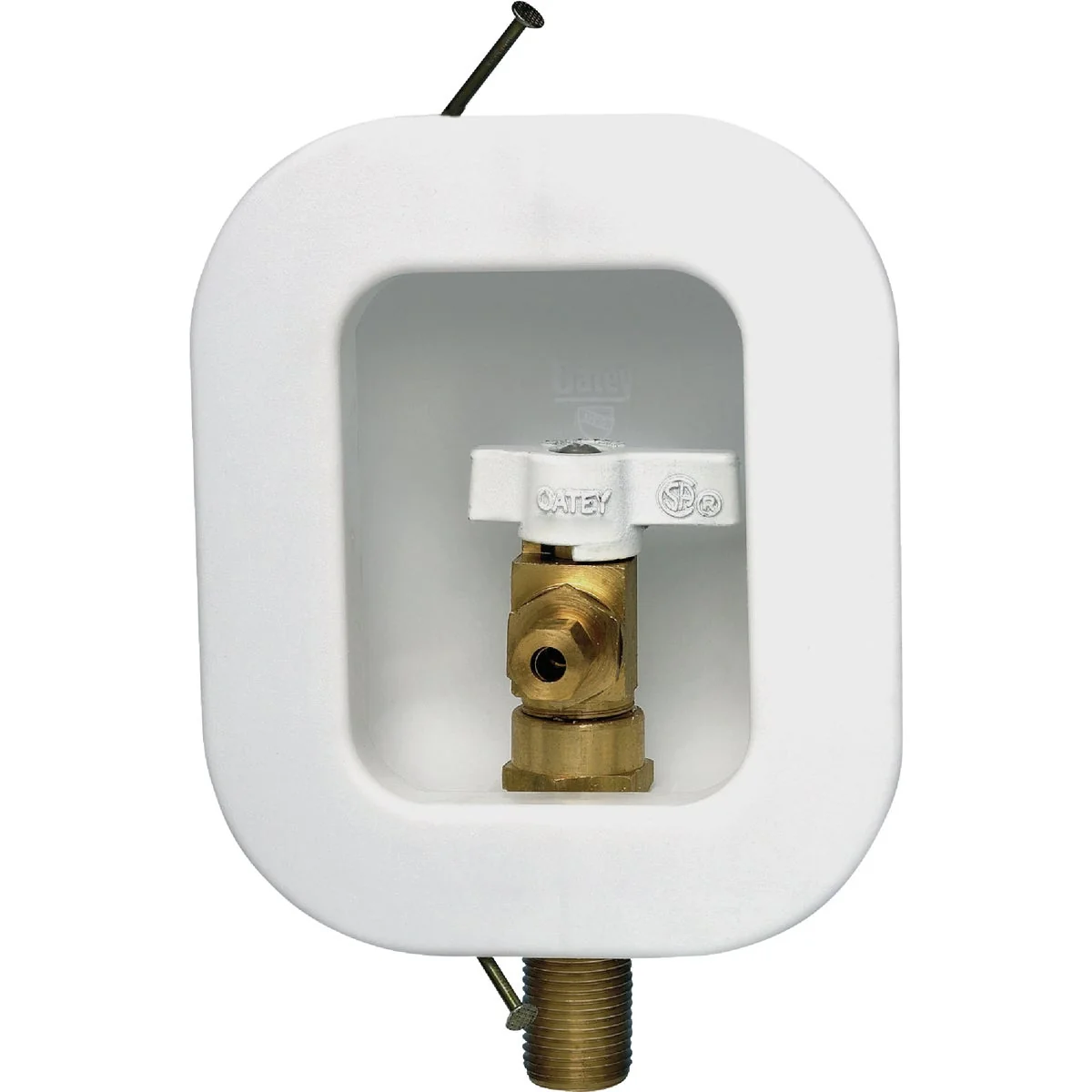 Elite Oatey 12K Ice Maker Outlet Box with Nails Dependable