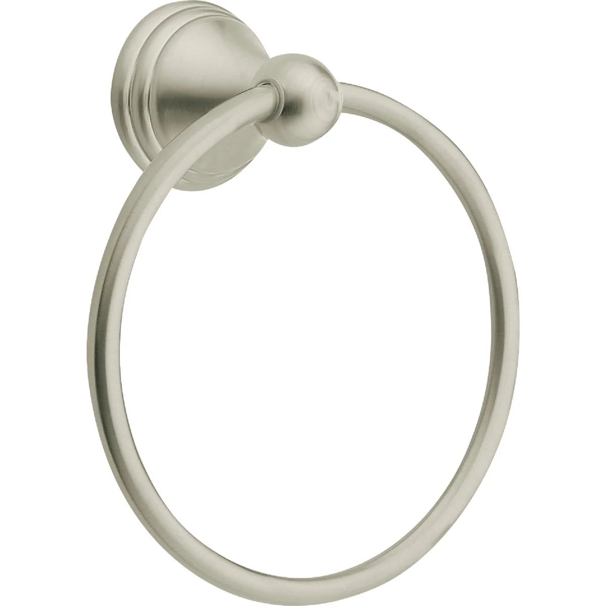 Exceptional Moen Brushed Nickel 6.25 In. Towel Ring Pure