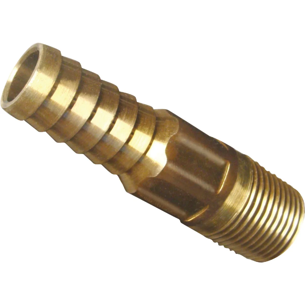 Authentic Simmons 1 2 In. MIP Brass Hose Barb Reducing Adapter Contemporary