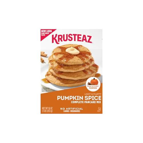 Enhanced Baking Mix Pumpkin Spice Complete Pancake Mix 32 Ounce Official