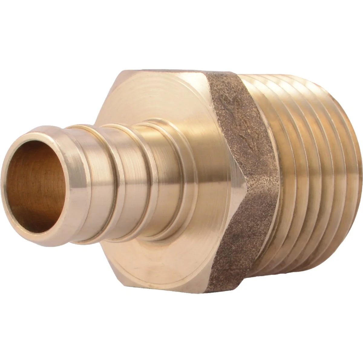 Smooth SharkBite 1 2 In. CF x 1 2 In. MPT Brass PEX Adapter Quality