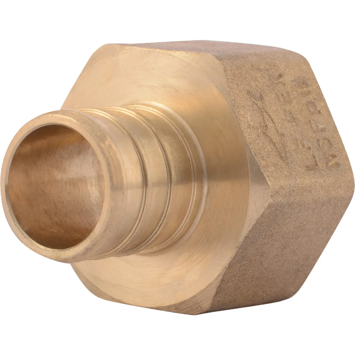 Easy-to-Use SharkBite 3 4 In. Barb x 3 4 In. FIP Brass PEX Adapter Sustainable
