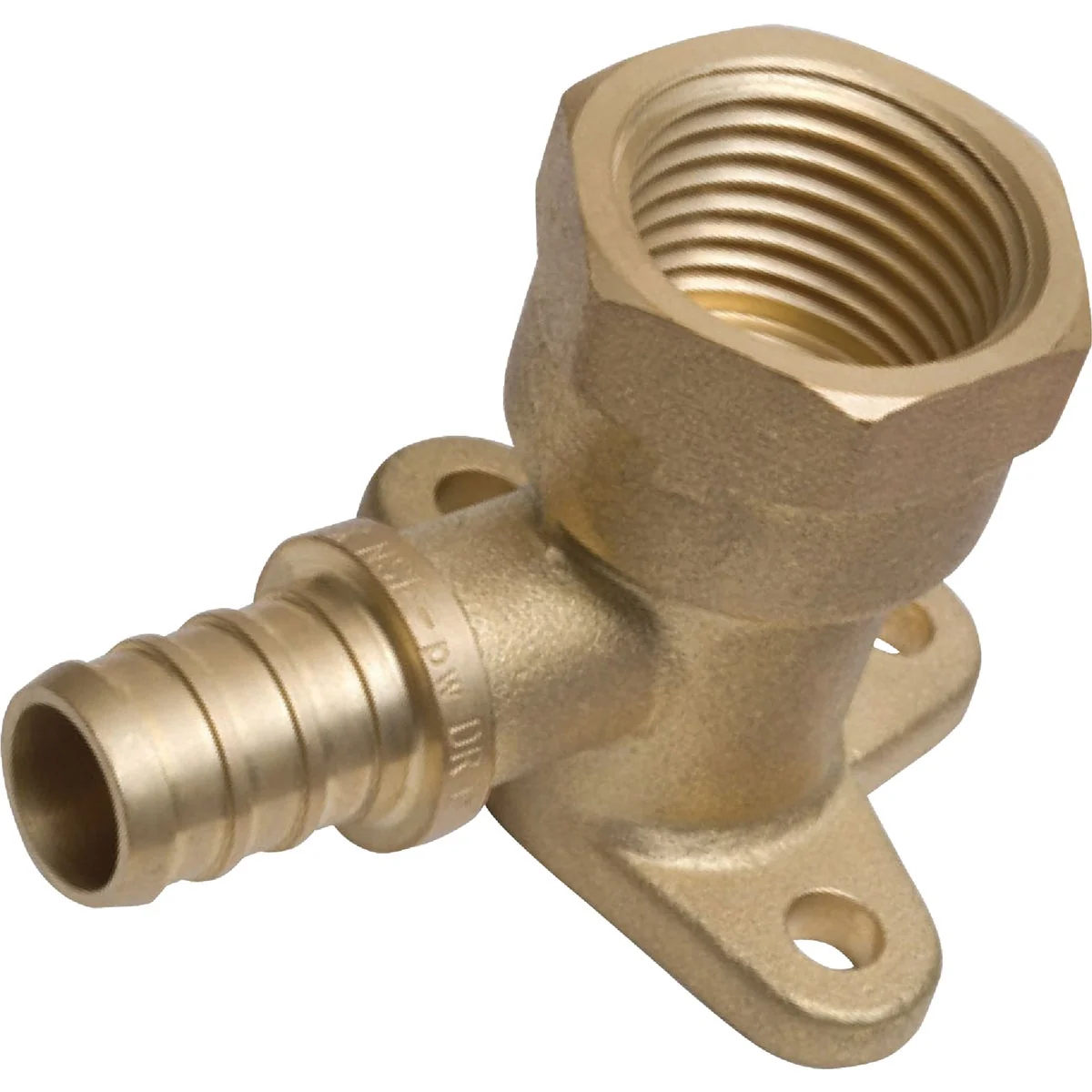 Advanced SharkBite 1 2 In. CF x 1 2 In. FPT Barbed 90 Deg. Drop Ear Brass Elbow 1 4 Bend Stylish