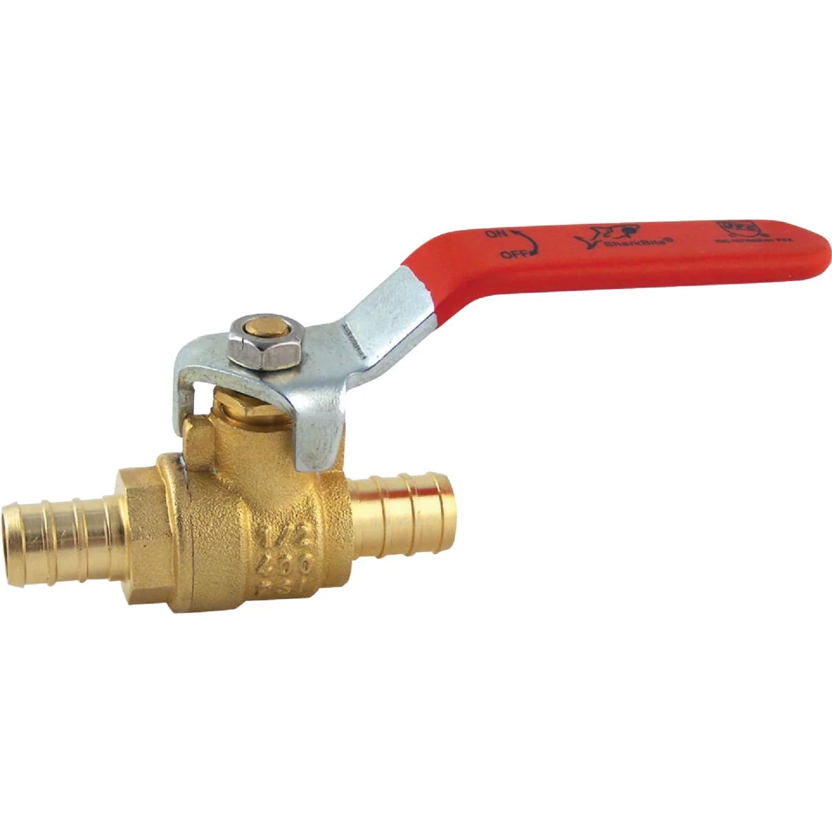 Lightweight SharkBite 1 2 In. CF x 1 2 In. CF Brass PEX Ball Valve Recyclable