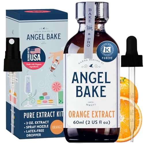 User-Friendly Angel Bake Pure Valencia Orange Extract 2 Fl Oz Recyclable