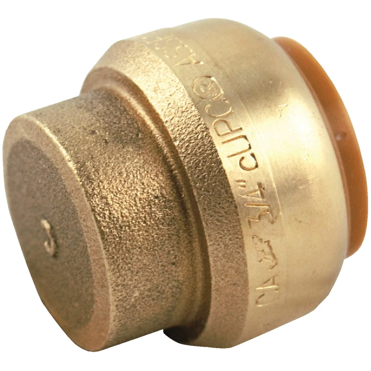 Carefully Designed SharkBite 1 In. Push-to-Connect Brass End Push Cap Secure