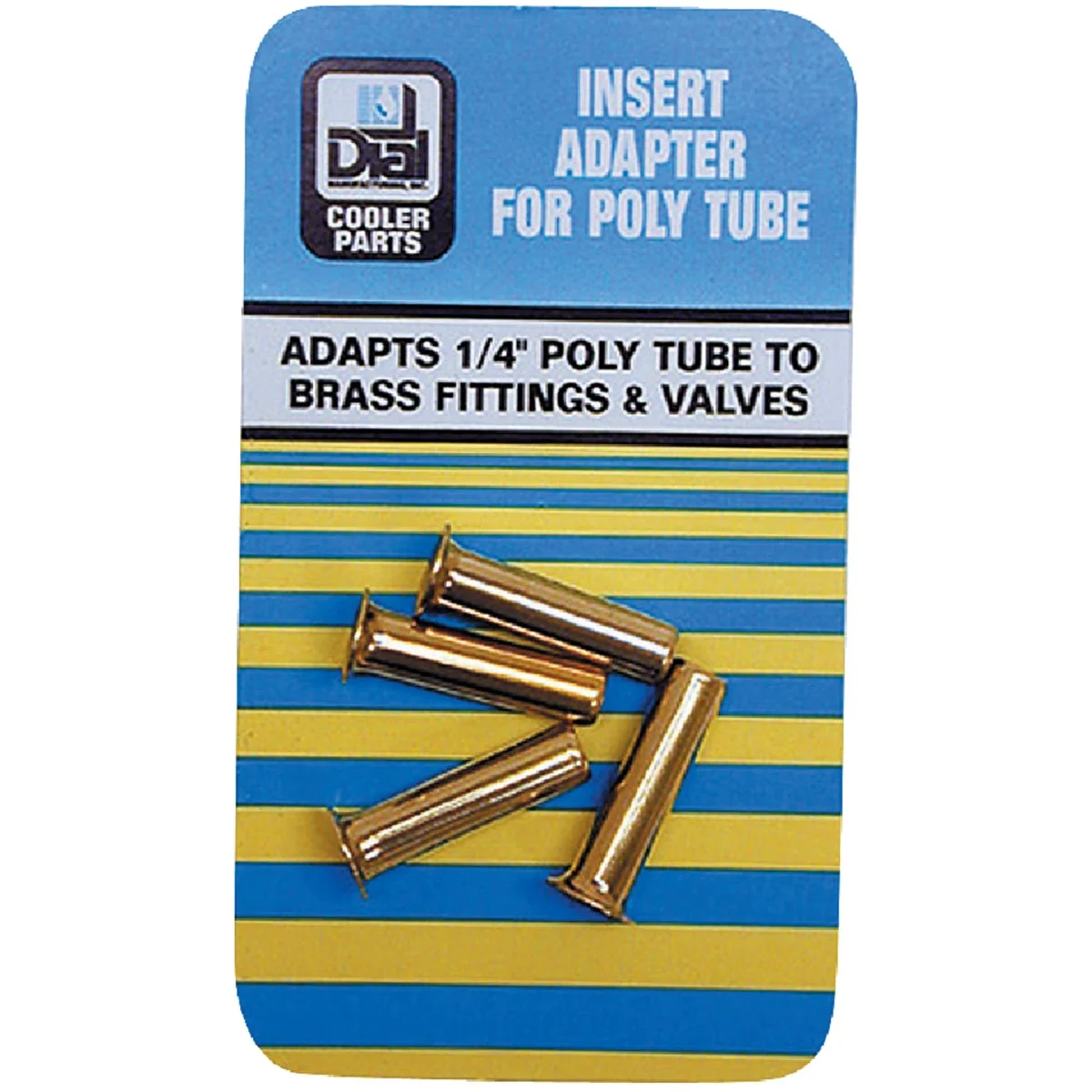 Fashionable Dial 1 4 In. Poly Tube Insert Adapter 4-Pack Eco-Friendly