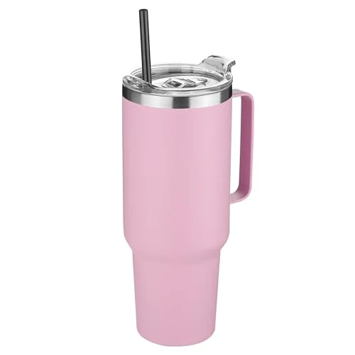 Fast 40 oz Stainless Steel Tumbler with Handle Luxury