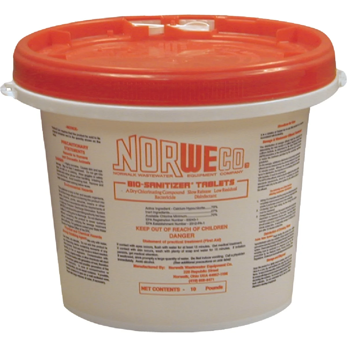 Refined Norweco Disinfecting Tablet 10 Lb. Sewer Line Cleaner Crafted