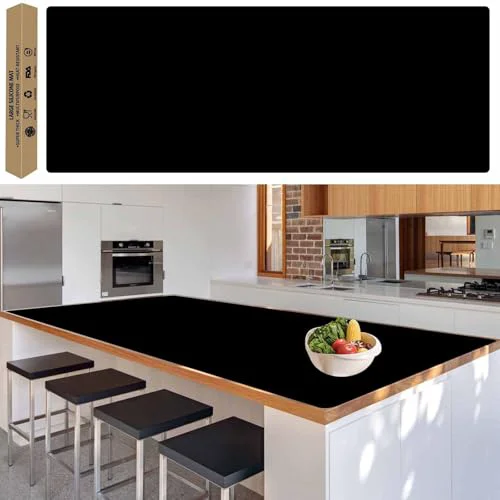 Detailed 78.7 x23.6 Large Silicone Mat for Kitchen Counter Green