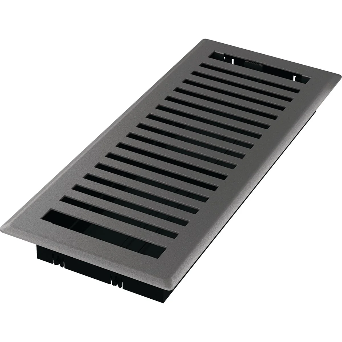 Proven Imperial Montezuma 4 In. x 12 In. Gray Granite Steel Floor Register Unique