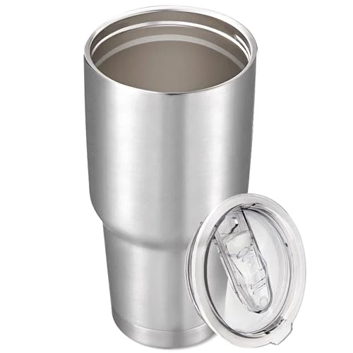 Refined 30 oz Tumbler with Lid Stainless Steel Tumblers Stylish