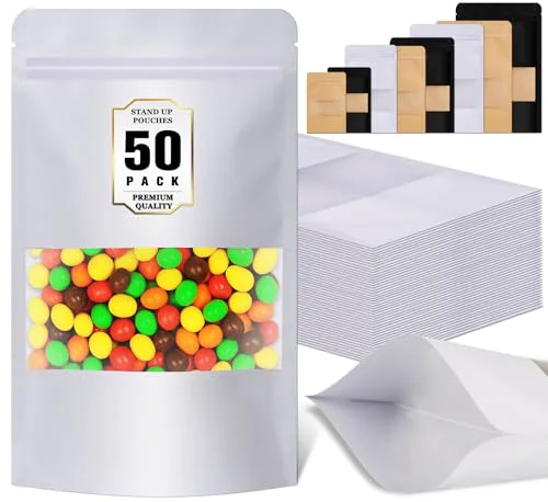 Advanced 50 Pack Stand Up Pouches Green