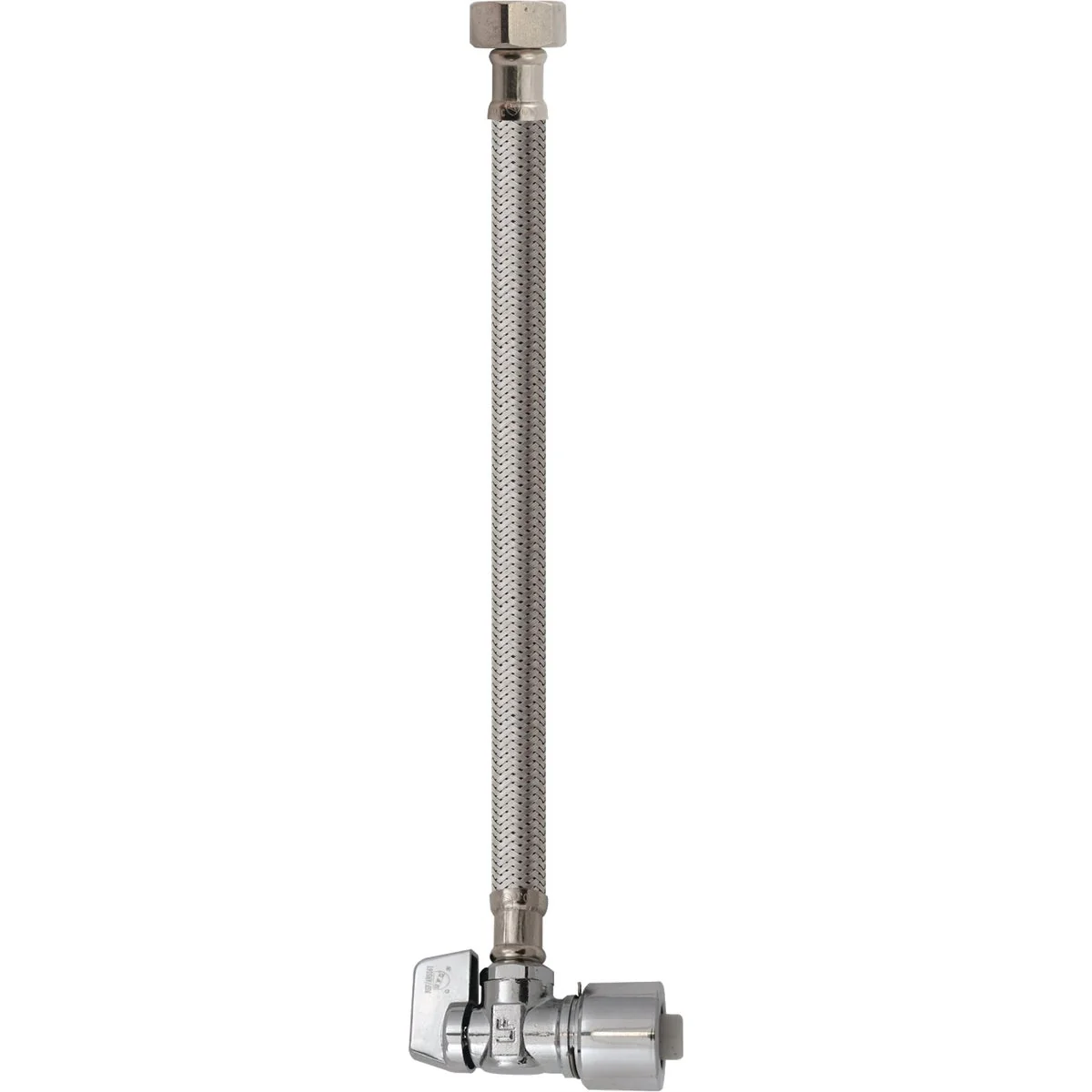 Breathable Keeney 5 8 In. x 12 In. Stainless Steel Quick Lock Faucet Supply Tube with Angled Quarter Turn Valve Next-Generation