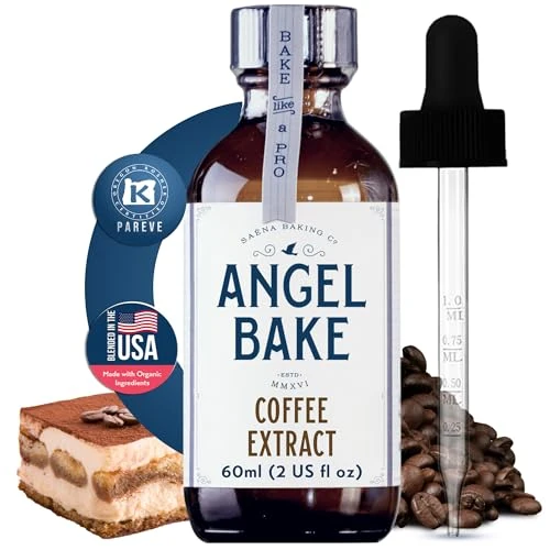 High-Grade Angel Bake Pure Coffee Extract 2 Fl Oz Eco-Friendly