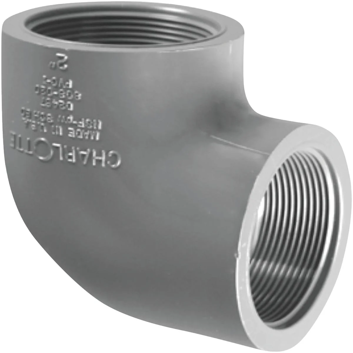 Consistent Charlotte Pipe 3 4 In. Female x Female Schedule 80 90 Deg. PVC Elbow 1 4 Bend Expertly Made