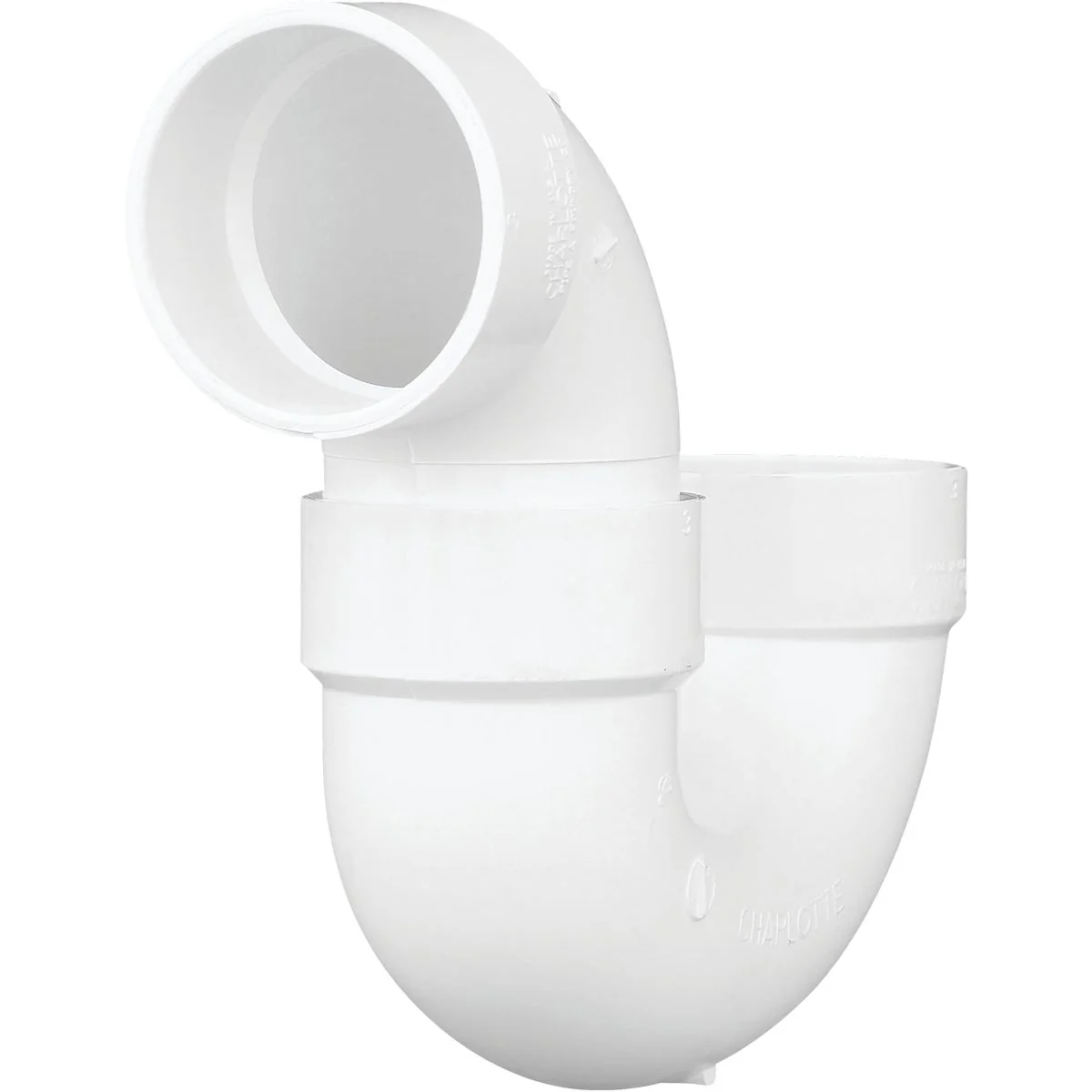 Pure Charlotte Pipe 3 In. White PVC P-Trap Luxury