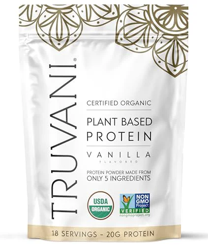 Organic Plant Based Protein Powder 18.09 Ounce Authentic