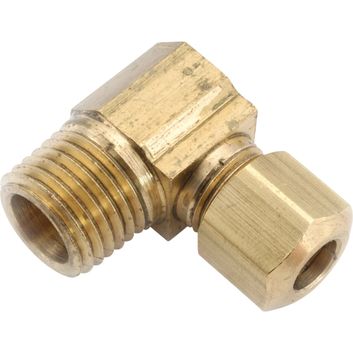 Versatile Anderson Metals 5 8 In. x 3 8 In. Male 90 Deg. Compression Brass Elbow 1 4 Bend Reliable