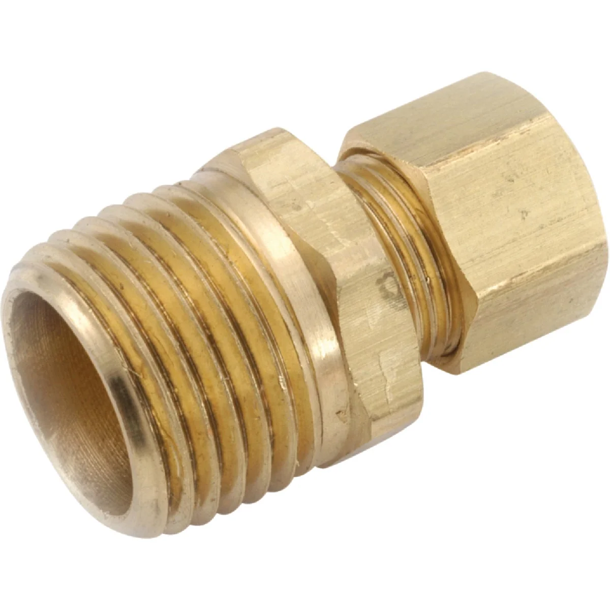 Excellent Anderson Metals 1 2 In. x 1 4 In. Brass Male Union Compression Adapter Fine