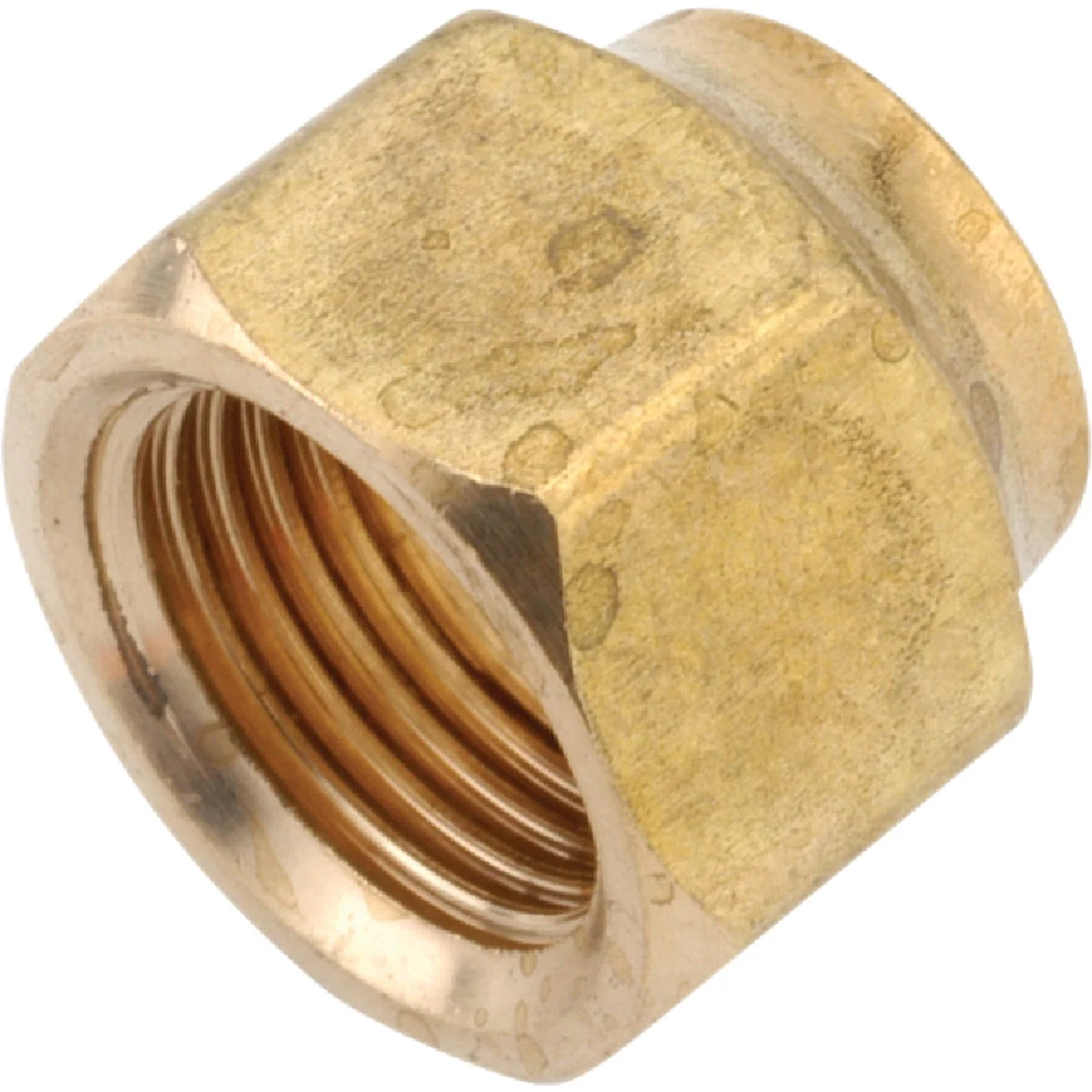 Verified Anderson Metals 1 4 In. Brass Forged Short Flare Nut Original Design