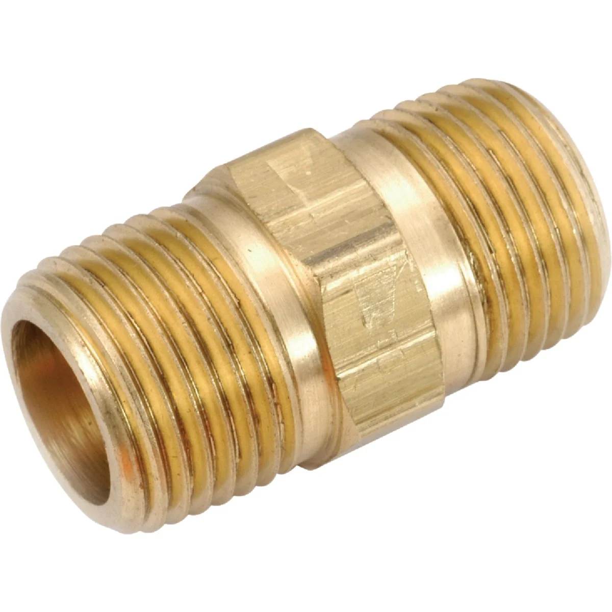 Powerful Anderson Metals 1 2 In. OD x 1-1 2 In. L Brass Nipple Efficient