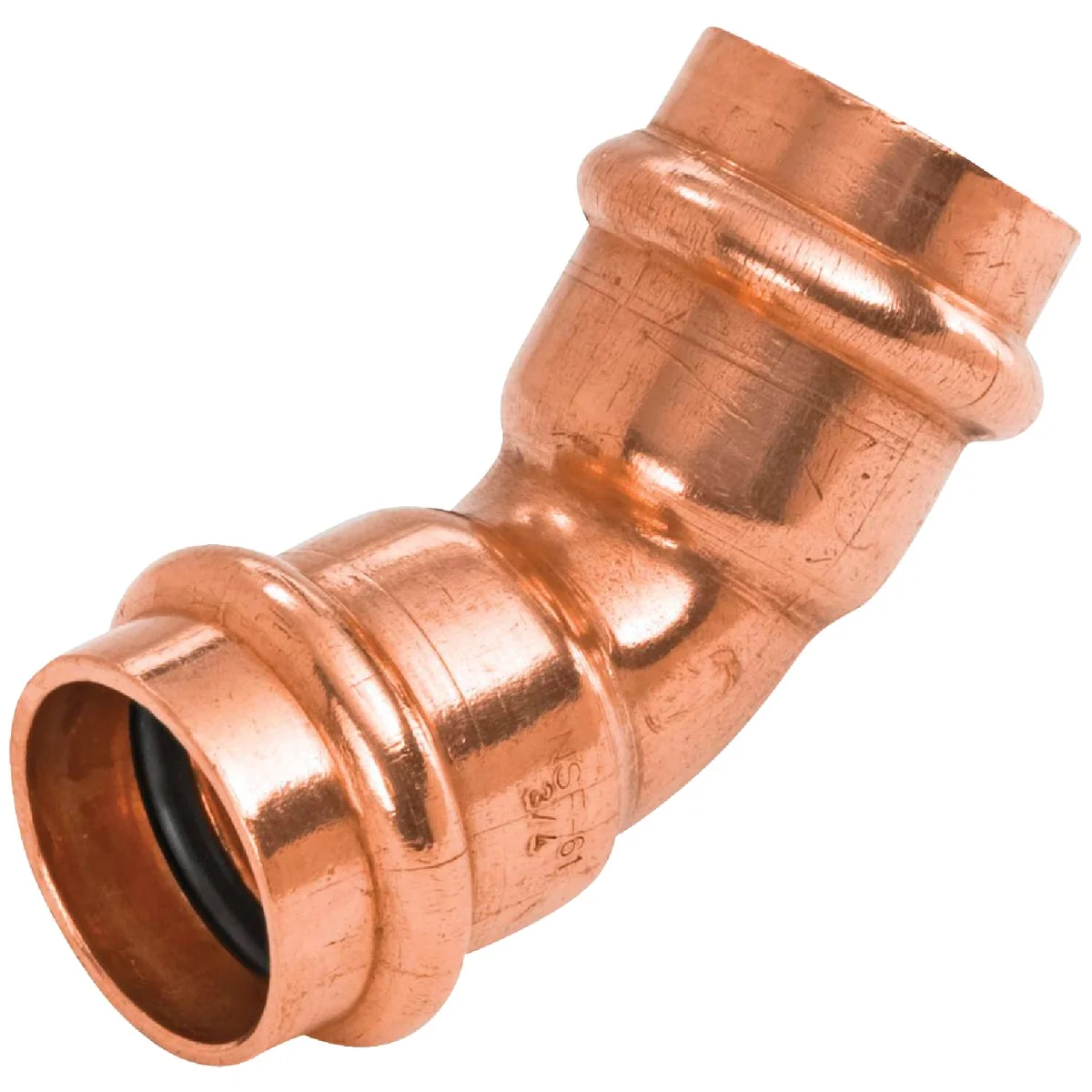 Classic NIBCO 3 4 In. 45 Deg. Press Copper Elbow 1 8 Bend Trendy