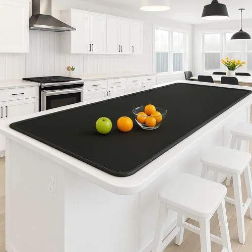 Clean Silicone Mat 35.4 x23.6 Silicone Mats for Kitchen Counter Heat Resistant Mats for Countertop Secure