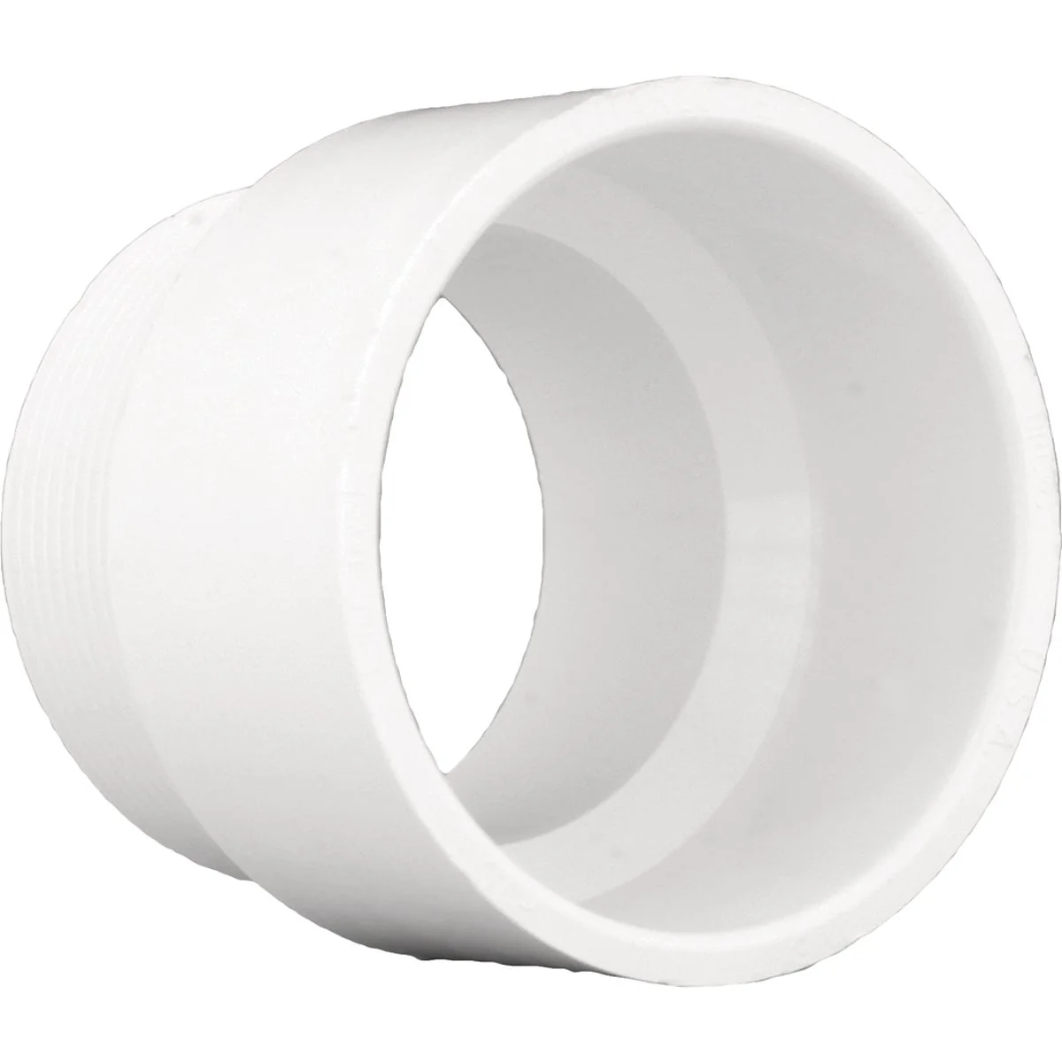 Safe Charlotte Pipe 1-1 4 In. Hub x 1-1 4 In. MIP Schedule 40 DWV PVC Adapter Long-Lasting