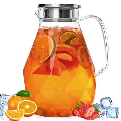 Responsible Glass Pitcher with Lid Artisan