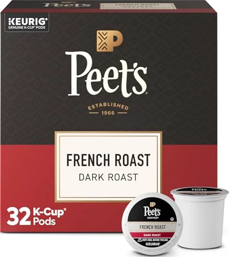 Soft Dark Roast Single Serve Coffee Pods 32 Count Specialty